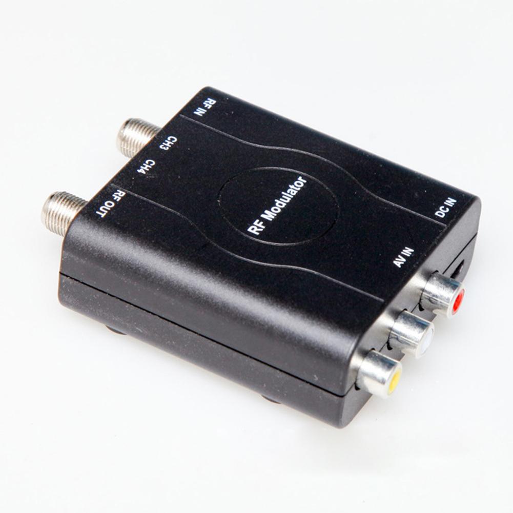 Audio And Video RF Output Instrument Part HD Video Output AV To RF Converter Adjustable Output Channel Compact Design