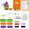 Creative Halloween Thread Crochet Material Little Green Doll Beginner Crochet Kit  Beginners