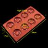 Silicone World 8 Holes Donut Silicone Molds Cookie Muffin Cake Mold Chocolate Donut Dessert Baking Pan Pastry Baking Mold