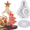 A Top Quality DIY Christmas Tree Photo Frame Silicone Mould Crystal Epoxy Craft Casting Mould Handmade Home Decoration Christmas
