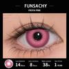 FUNSACHY Cosplay Black White Contact Lenses for Eyes 1Pair Colored Anime Lens Eye Makeup Pupil Halloween Women Men's Accessories