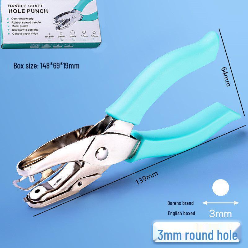 Perforator manual cu textură de inimă pentru mărgele Perler rotunde mici și materiale de artizanat cu foi libere