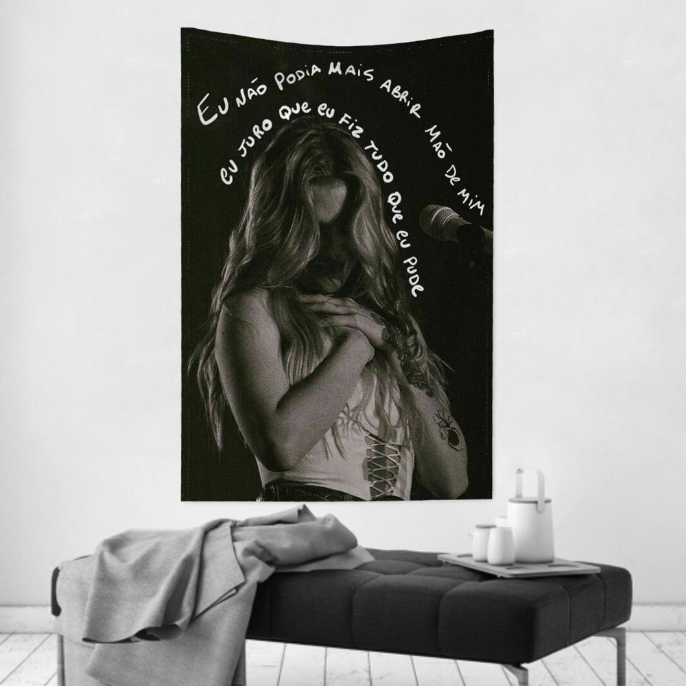 Brazilian Singer SSongwriters Luisa SSonza Tapestry Room Decor Wall Cloth Party Hanging Background Room Decor Baby Room