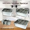 Commercial Stainless Steel Multi-Grid Hotpot Oden Pot