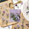 ZABC Cross the Flowers Dream Series Sticker Pack: 8 Styles of Plant & Flower Stickers for Journals and DIY Decor.