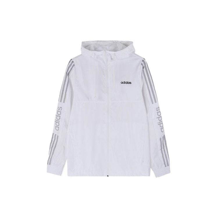 adidas neo Cozy Sports Hooded Jacket White Men s EI4677 XXL