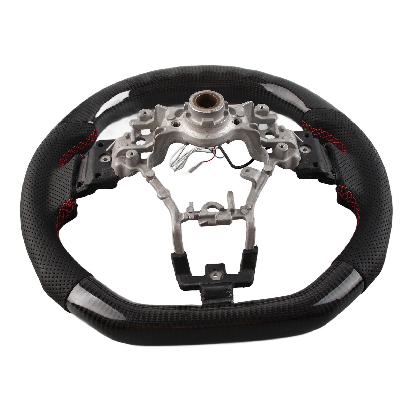 

Замена рулевого колеса со светодиодным дисплеем из углеродного волокна для Subaru WRX STI 2015–2021 гг.