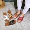 Fashion Shoes Women Ladies' Slippers Female Beach Luxury Slides Soft Flat Summer 2025 Designer Rome