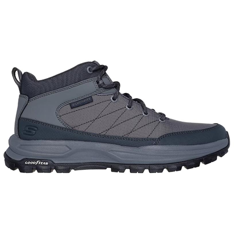 Skechers Good Year Comfortable Versatile Short Boots Men Boots Gray 204879-CHAR