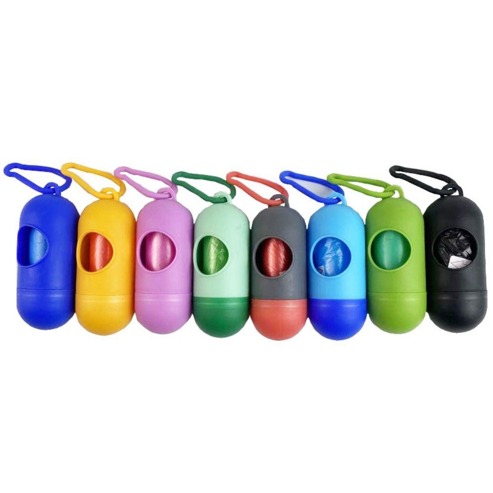 Travel Dog Poop Bags Dispenser Garbage Storag Box Pet Waste Bag Holder Trash Sack Case Carrier