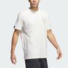 Adidas Letter Print Lillard Sports Short-Sleeve T-Shirt Men’s Han Yu White