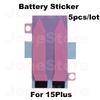 5 шт. Наклейка на аккумулятор для iPhone 11 12 13 14 15 16 Pro Max Plus Mini Клейкая лента для аккумулятора Съемная полоска Клей Запасные части