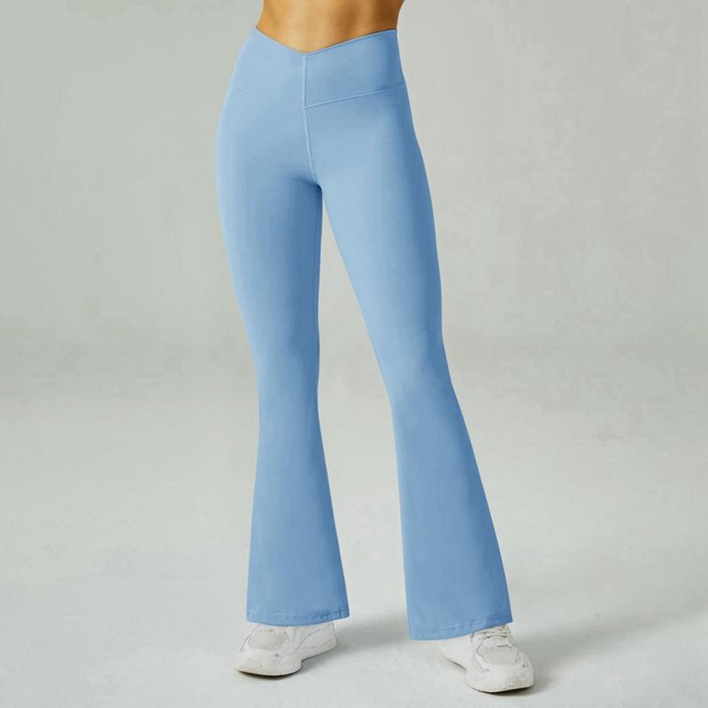 High Waisted Hip-lifting Slimming Yoga Pants Flared Pants Sports Tight Wide-leg Pants