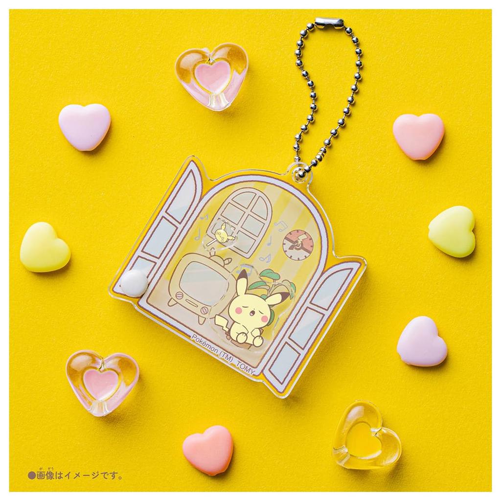 Moving Acrylic Charm Collection Box Pokémon PokéPiece ~House~