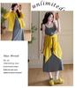 2026 Maternity Temperament Two-Piece: Summer Sun Protection Shirt & Waist-Cinching Camisole Dress