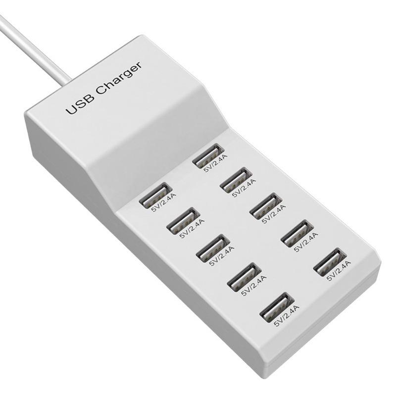 Multi-port USB Charger Fast Charging 50w Charging Head Mobile Phone Watch Charger Suitable for Apple Huawei
