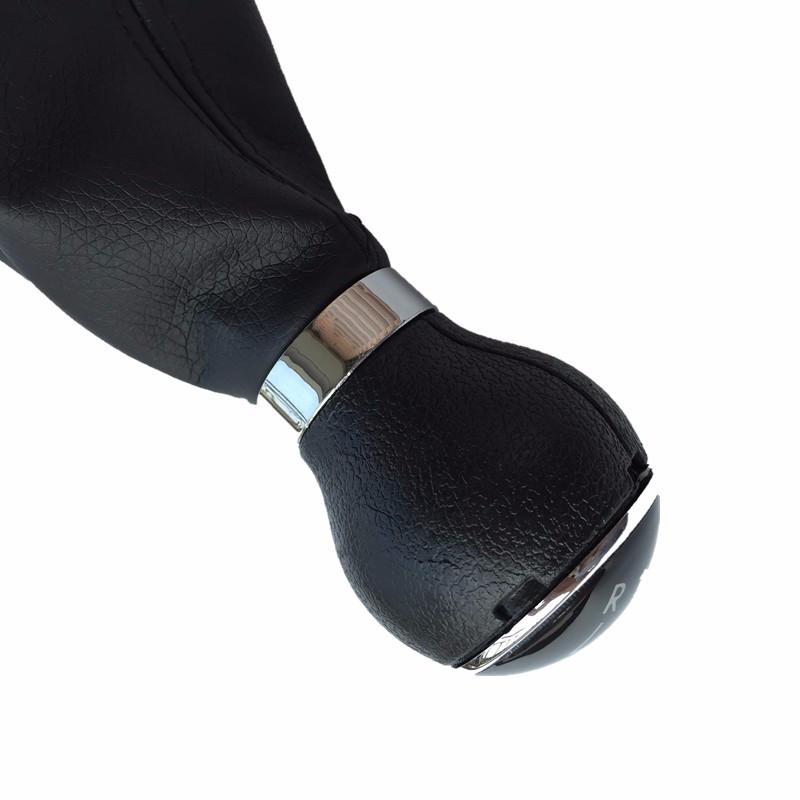 Pommeau de levier de vitesse 5/6 vitesses Soufflet Collier de soufflet Pour VW Golf 6 MK6 R20 Golf 5 A5 MK5 GTI GTD Jetta R32 A6 2004 2005 2007 2008-2014