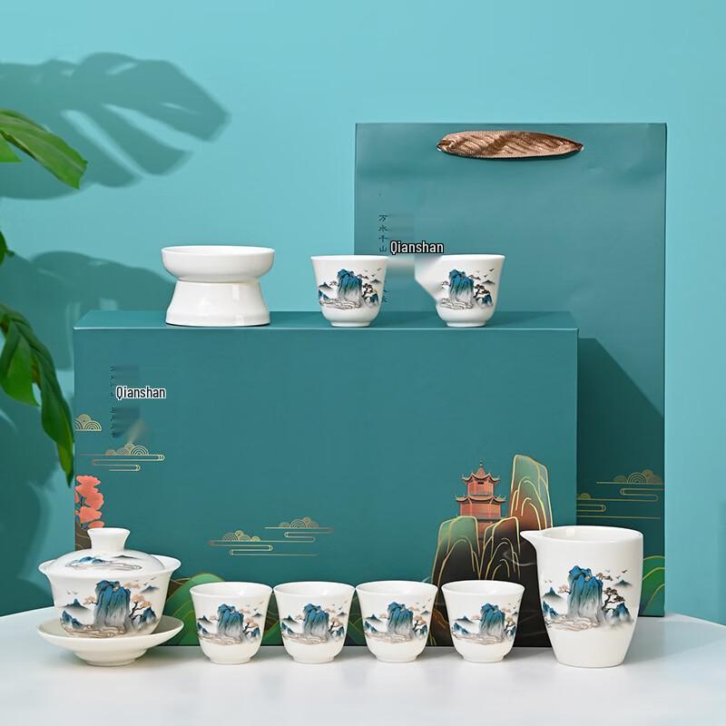 

Dehua A Thousand Miles Ceramic Kung Fu Tea Set