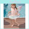 Xiaolu Ins Bright Colorful Mermaid Toddler Seat Ring Swimming Ring Thickened Baby Swim Ring