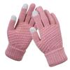 1-20Pairs Touchscreen Winter Gloves with Pineapple Design Fleece Lined Thick Warm Gloves for Students Cycling and Cold Weather