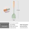 ZISIZ Wooden Handle Silicone Spatula Set