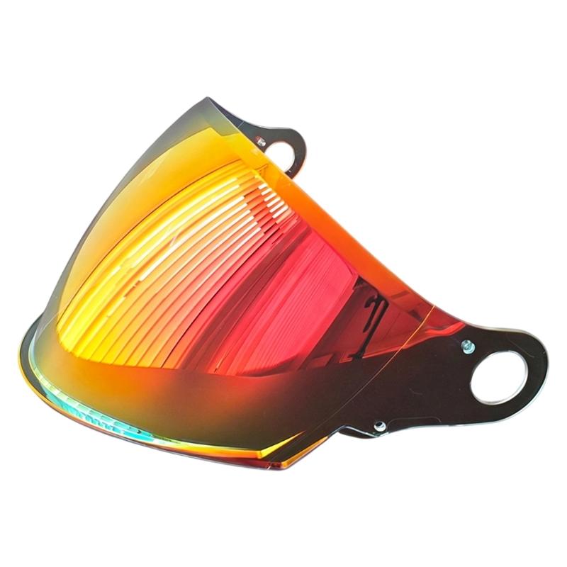 Polycarbonate Front Cover for OF616 Helmets, Lens Change Part with Wide Front Coverage for Daily Road Use and Quick Install