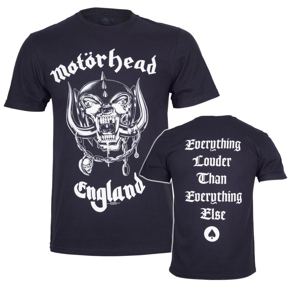 Official Motorhead T Shirt England Everything Louder Tee New S M L XL XXL M