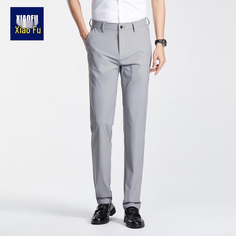 Men s High-Elastic Ice Silk Casual Trousers 31