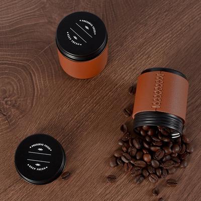 Mini nádoba na kávová zrna Čaj Káva Prášek Uzavřená nádoba Přenosná nádržka na zrna Venkovní nádoba na čaj Úložný kontejner