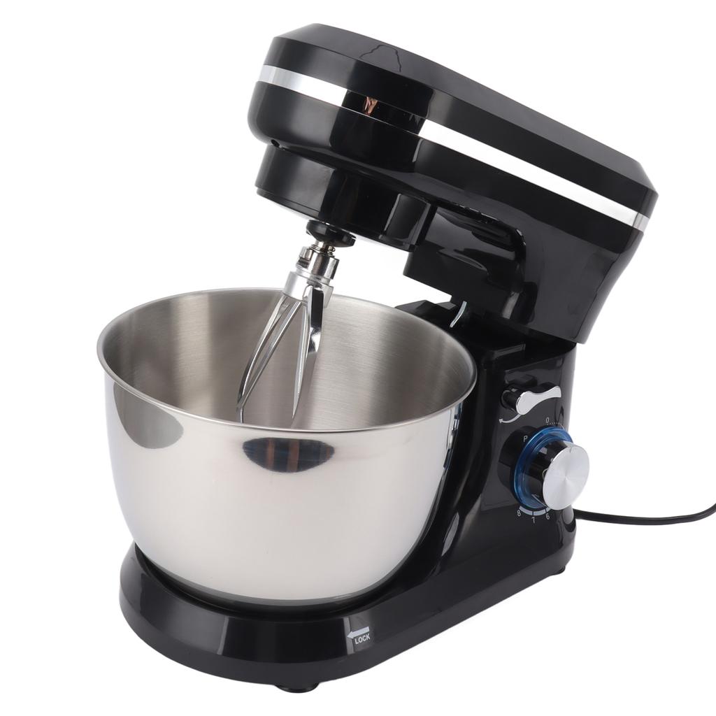 Elektrický stolní mixér 1000 W, hák na těsto, plochý šlehač, nástavce, 8 rychlostí, stolní mixér o objemu 4,5 l