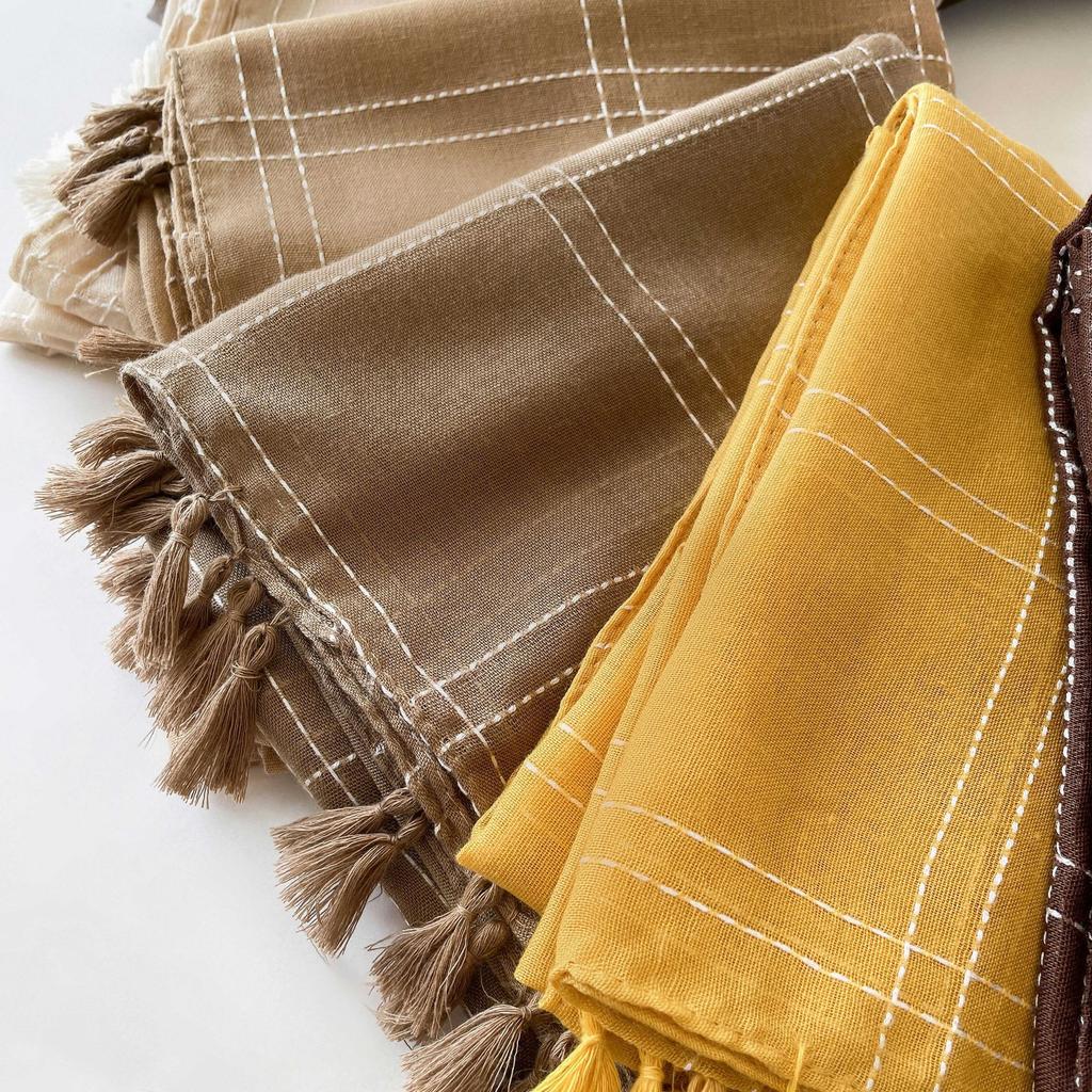 200 * 80cm Summer Women'S New Medium To Long Scarf Shawl Breathable Sunscreen Fashionable Versatile Premium Silk Scarf