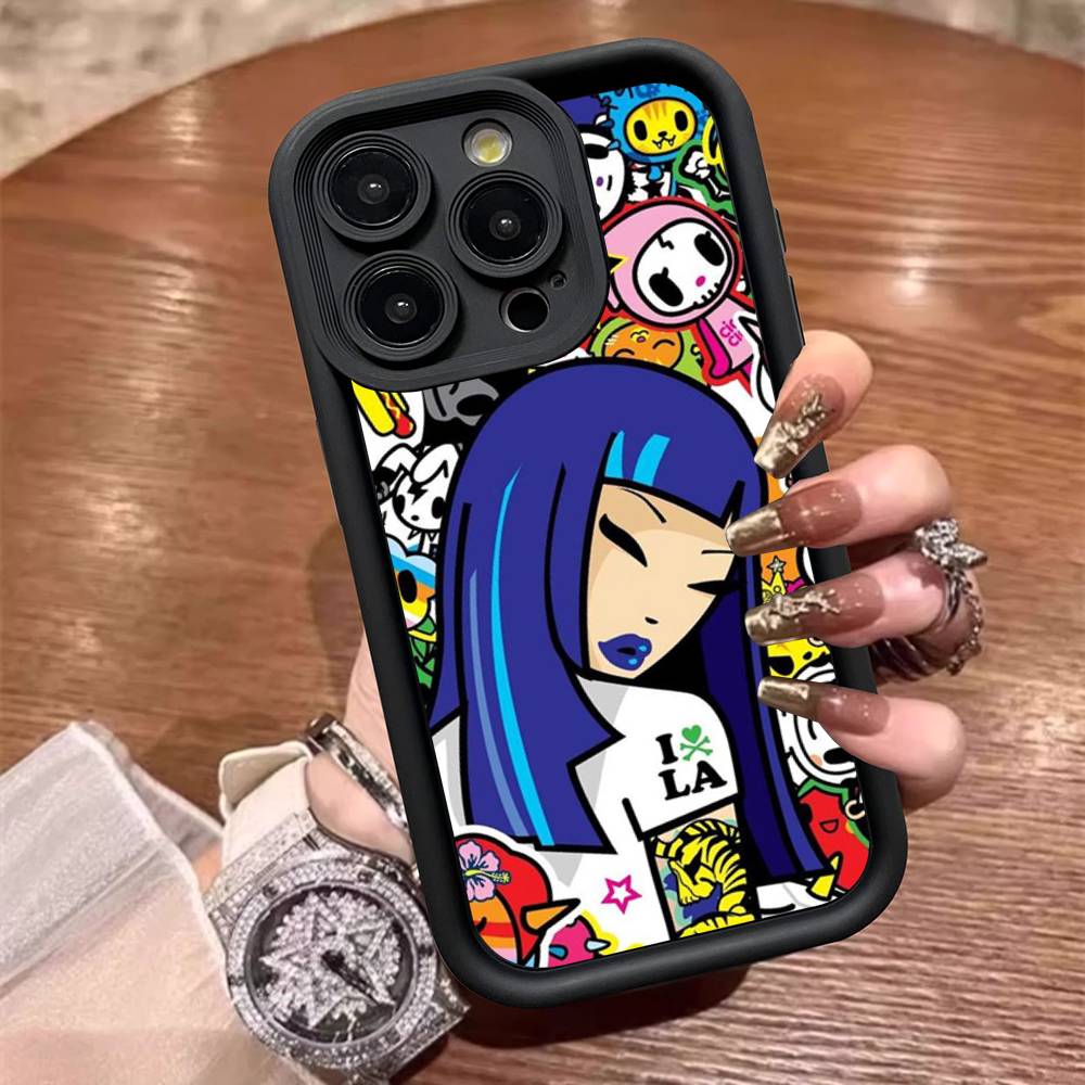 

Fashion Brand T-Tokidoki Phone Case For IPhone 11 12 13 16 15 17 14 Pro Max Soft Funda Silicone Cover iPhone 11 pro