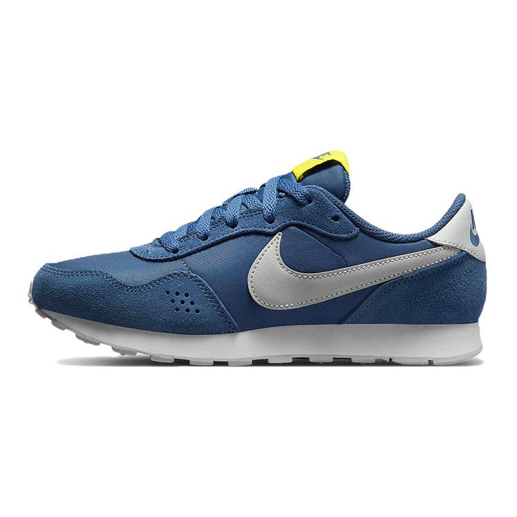 Nike MD Valiant Leather Cushioning Slip Resistant Abrasion Resistant Low top Kids' Running Shoes Blue Teenagers CN8558-406