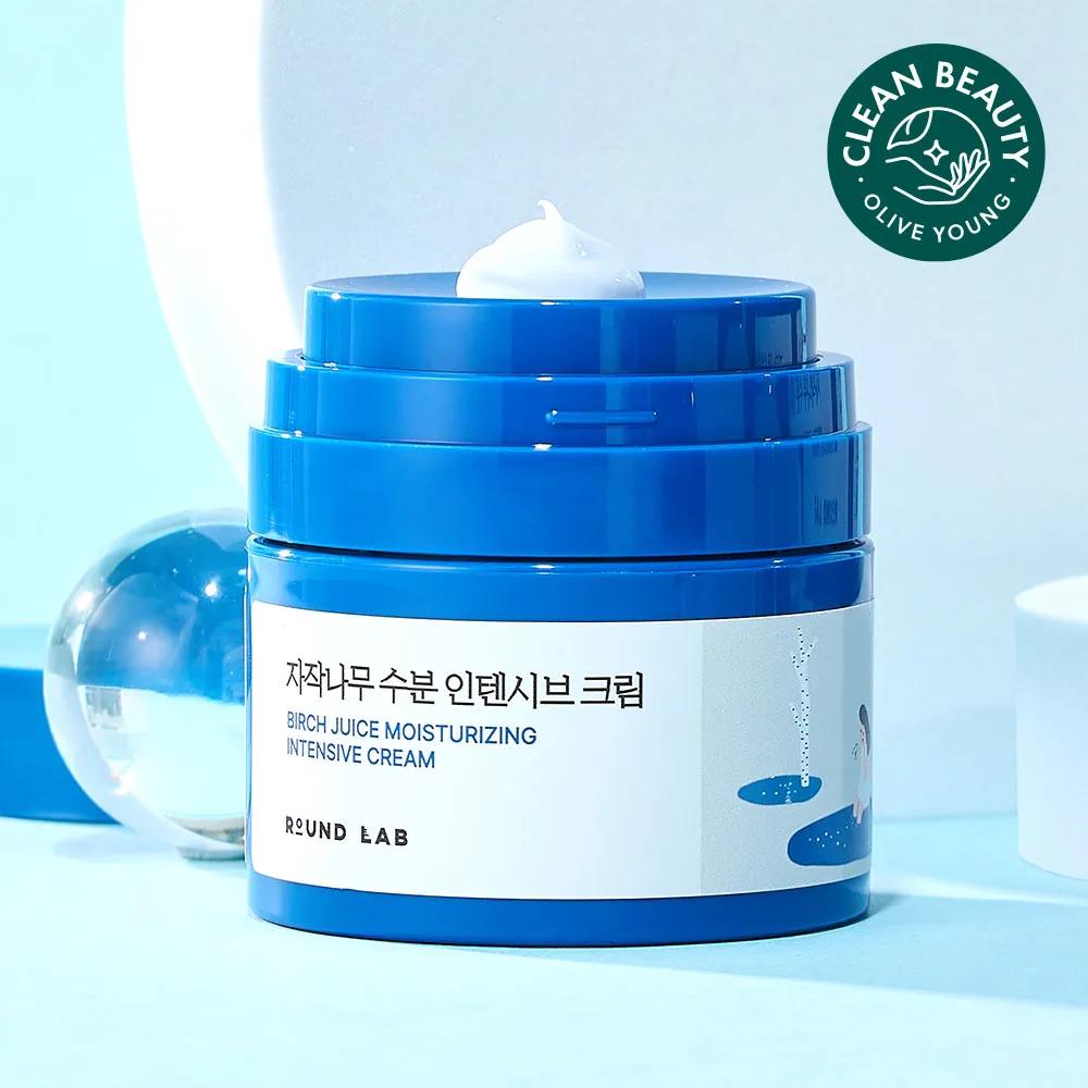 ROUND LAB Birkenwasser Feuchtigkeitsspendende Intensivcreme 50ml