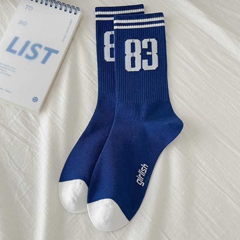 

Женские весенне-осенние носки с надписью Tide, спортивные дезодорирующие носки из плетеной трубки из хлопка 1 pair