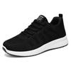 Schuhe Damen neue einfarbige Schuhe Lässig Studenten Atmungsaktiv bequem Fly-Woven Sneaker