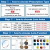 CLLOIO New Design Fashion Cat Eye Prescription Glasses Women Photochromic Myopia Glasses Progressive Reading Optical Eyeglasses