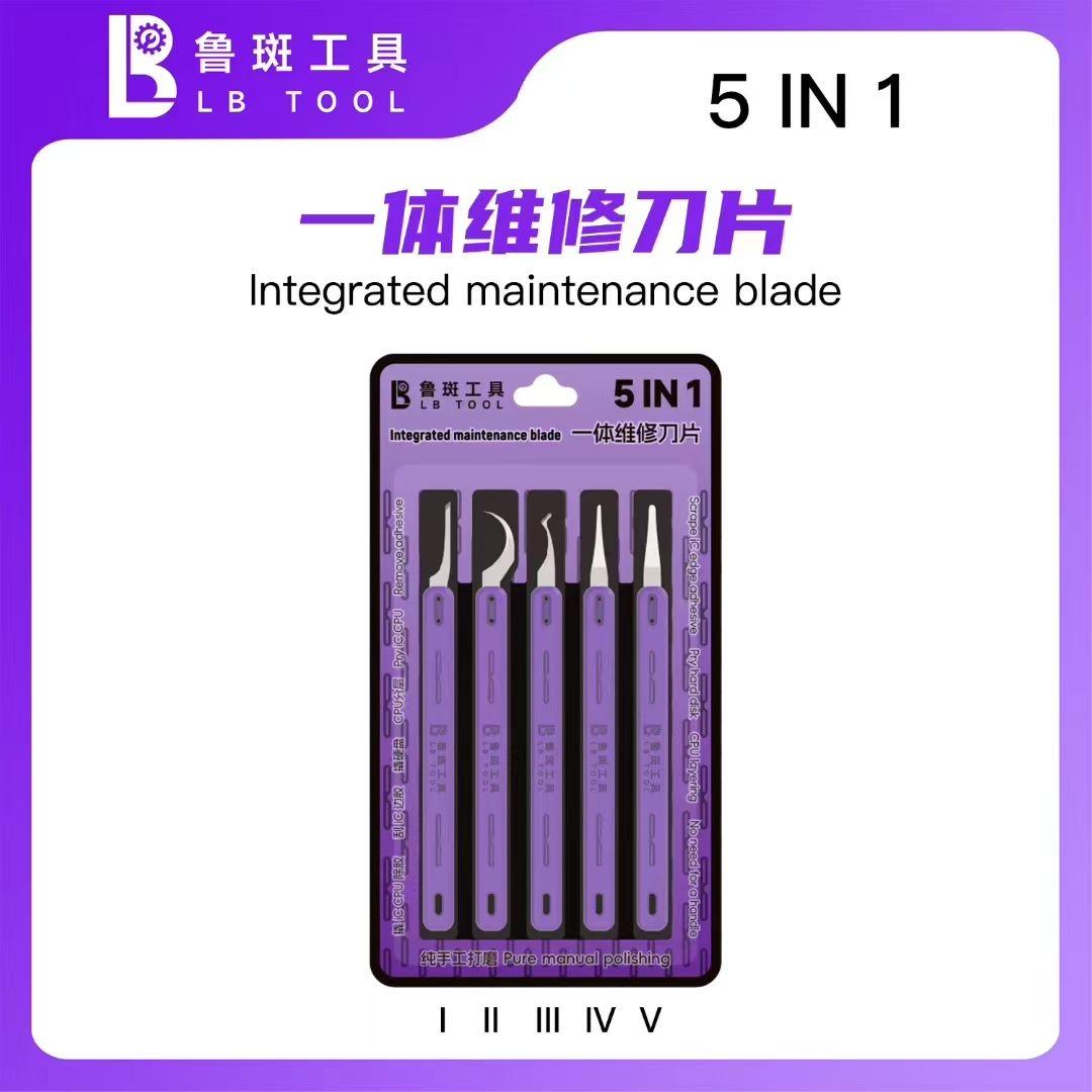 

L B mobile phone repair small pry piece thin glue remover shovel glue pry CPU layer hard disk chip IC scraper edge remover tool червоний