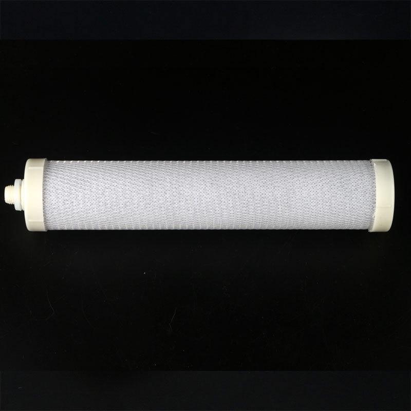 10-inch Compressed Activated Carbon Rod CTO Filter Element with 12.5mm External Thread Diameter