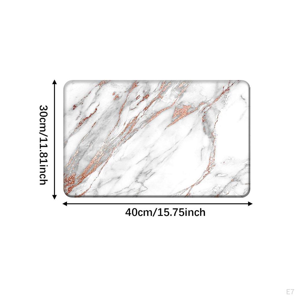 Podložka pod hrnek a hrnek Kuchyňská podložka na pult Diatomová hlína Opakovaně použitelná 30cmx40cm Prostírání na jídelní stůl Podložka pod nádobí