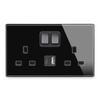 Se 2 nabíjecími porty USB Dual Switch Socket 13 Amp 20W Rychlé nabíjení