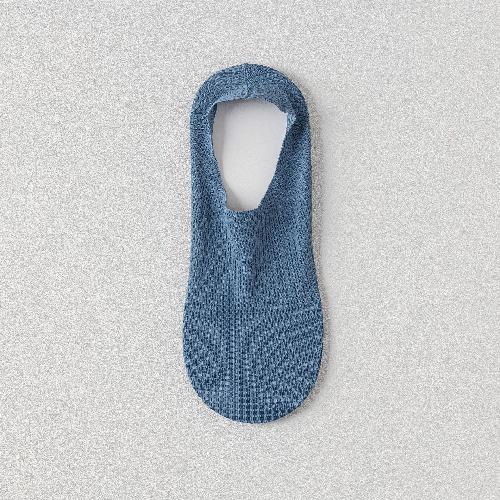 Summer Mesh Breathable Low Cut Socks Mens Silicone Non-slip Invisible No Show Socks Casual Solid Color Ice Silk Sock