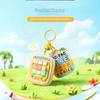 4 in 1 Electronic Tic Tac Toe Game Keychain Portable Interactive Puzzle Toy Suitable for Kids Adults All Ages