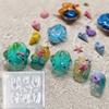 1Pcs Sea Shark Crab 3D Silicone Transparent Nail Mold Summer Sea Starfish Fish Diy Silicone Manicure Nail Art Decorations Mold