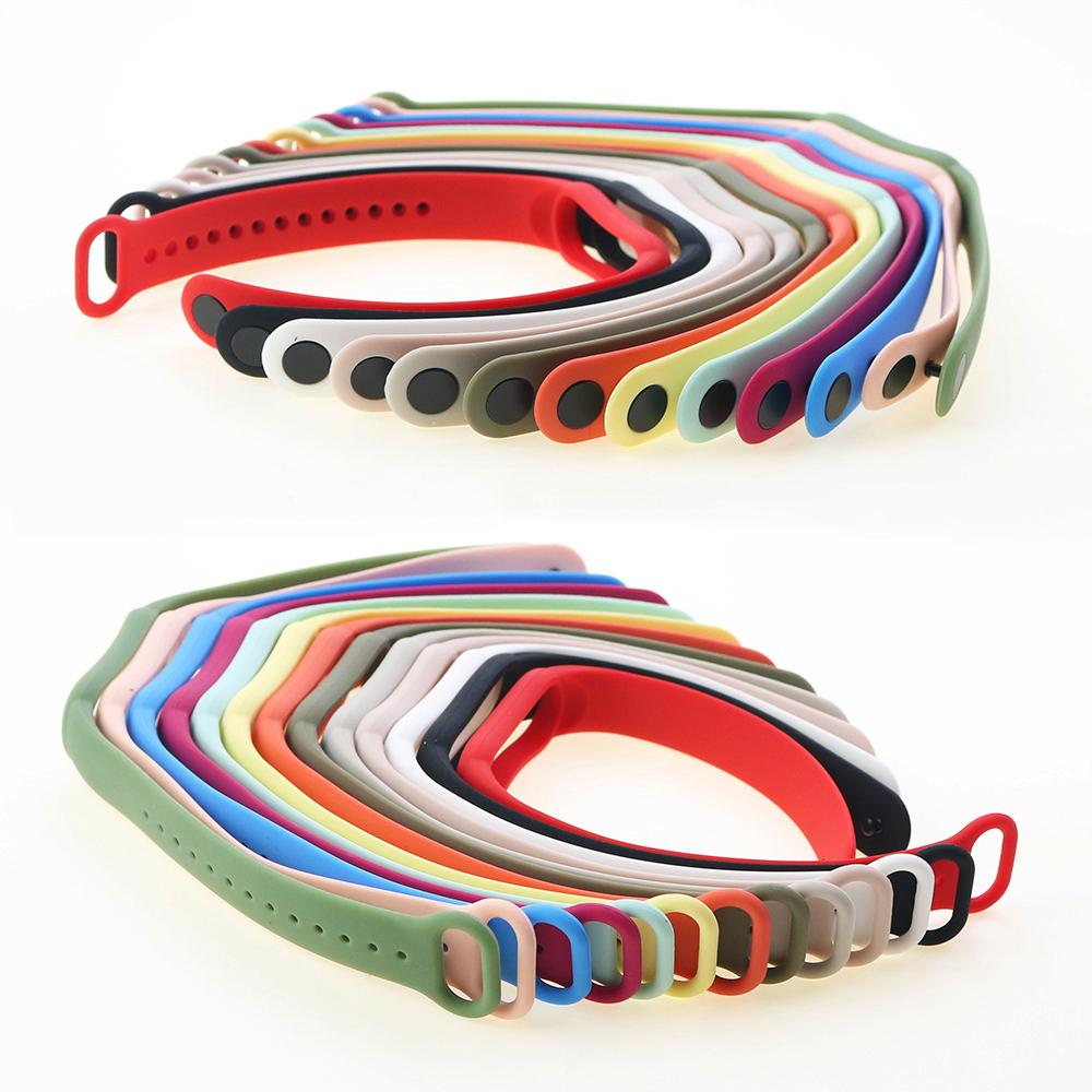 Silikon Welt Xiaomi Mi Band 5 Silikonarmband Sportarmband Uhr Silikon-Handgelenkband Für Miband 5 4 3 Armband Armband