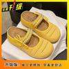 Baotou slippers wear women's woven shoes with one foot on the outside 2025 new breathable mesh heightening pearl Birkencool slippers