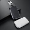 Alloy Leather Car Key Case Cover Shell For Renault Koleos Captur Megane Clio Scenic Talisman Arkana For Dacia Sandero Card Fob