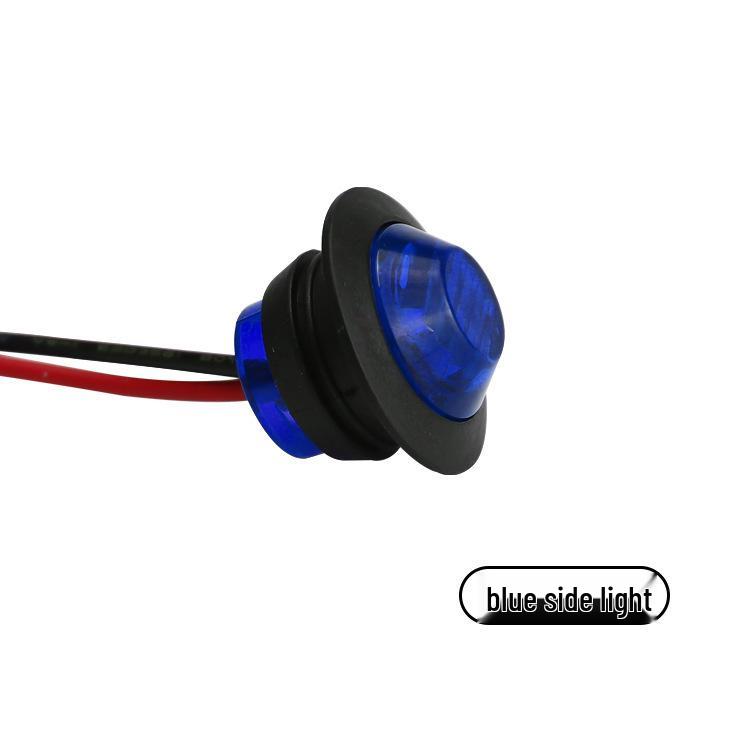 12В/24В 3-светодиодный круглый габаритный фонарь и декоративный сигнальный фонарь для грузовика