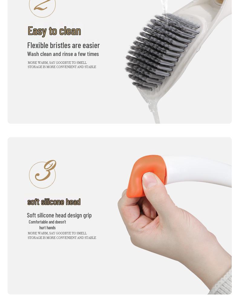 Swan Toilet Brush with Base - Fashionable Household Bathroom Cleaner for Squat Toilets