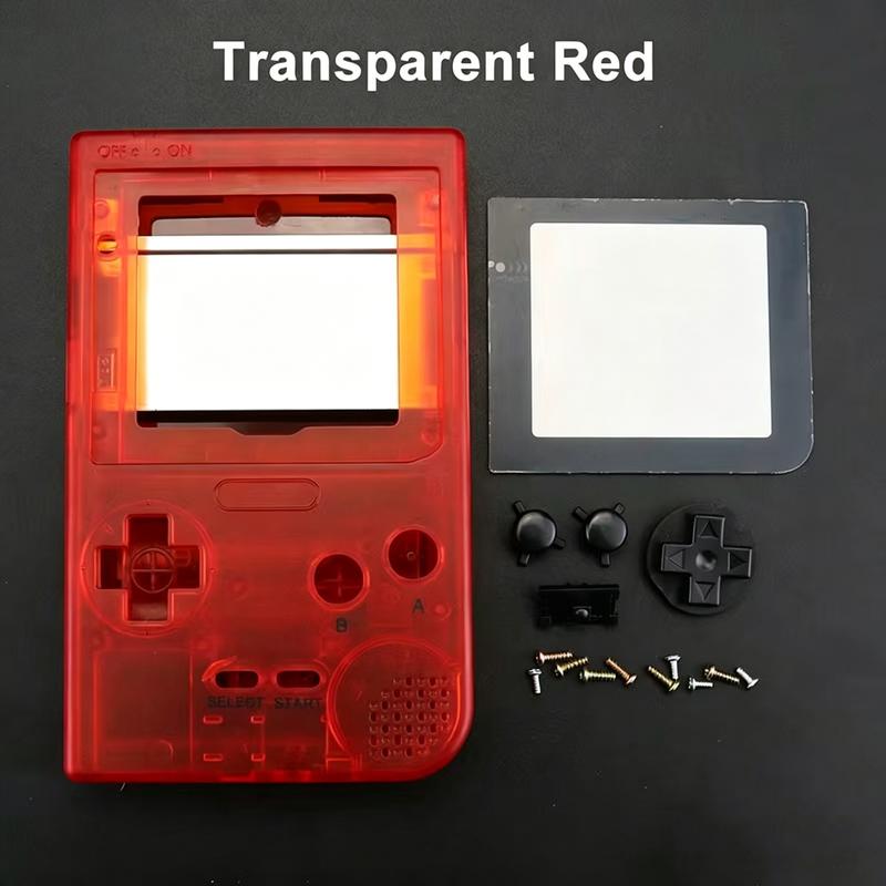 High Quality GBP Housing Shell with Buttons Conductive Rubber Pad Lens Kits for Gameboy Pocket GBP Screen Gaming Case